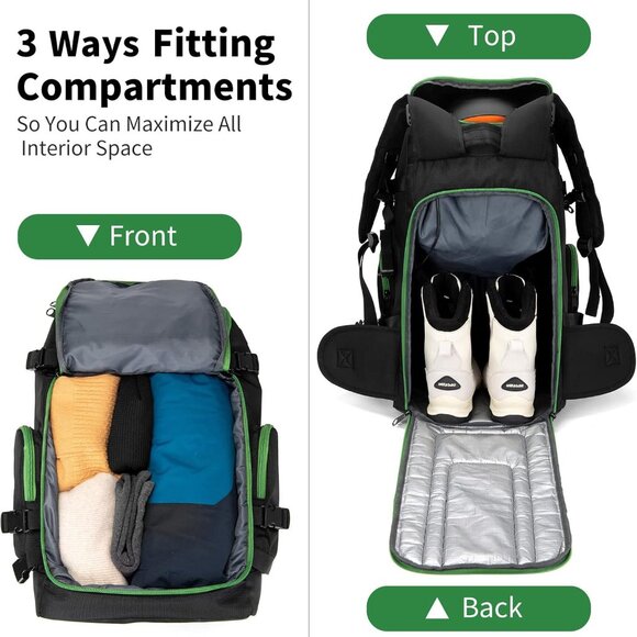 Ski Boot Bag Backpack 50L - Picture 9 of 12
